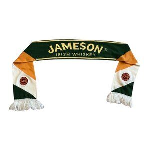Jameson Irish Whiskey Green, Orange, and White Scarf